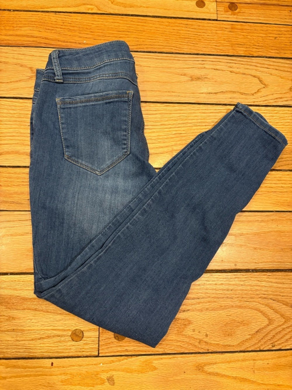 1822 High Rise Stretch Ankle Classic Blue Women's Jeans size 8 - Picture 3 of 4